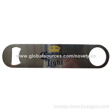 Stainless Steel Bottle Opener, Sized 18x4cm, OEM Orders Welcomed